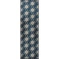 thumbnail image 1 of Loomaknoti Tecopa Kerin 2' x 7' Blue Geometric Outdoor Runner Rug, 1 of 8