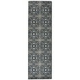 thumbnail image 1 of Loomaknoti Tecopa Kidore 2' x 7' Blue Geometric Outdoor Runner Rug, 1 of 9