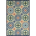 thumbnail image 1 of Loomaknoti Terrace Tropic Nerleno 8' x 10' Geometric Indoor/Outdoor Area Rug , Blue/Orange, 1 of 9