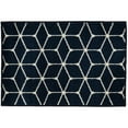 thumbnail image 1 of Loomaknoti Terrace Tropic Shamid 2' x 3' Geometric Indoor/Outdoor Runner Rug , Blue/White, 1 of 9