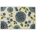 thumbnail image 1 of Loomaknoti Terrace Tropic Tenavon 4' x 6' Floral Indoor/Outdoor Area Rug , Blue/White, 1 of 9