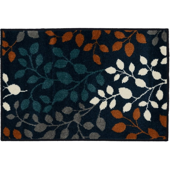 Loomaknoti Terrace Tropic Tiffeni 4' x 6' Floral Indoor/Outdoor Area Rug , Blue/Gray