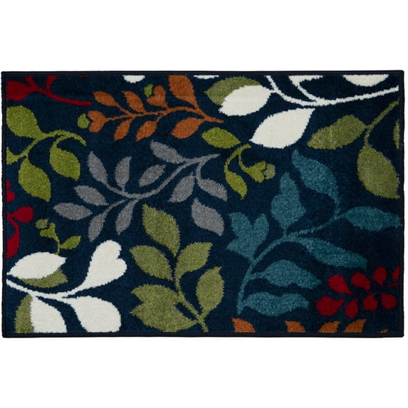 Loomaknoti Terrace Tropic Verinda 3' x 5' Floral Indoor/Outdoor Accent Rug , Blue/Green