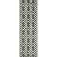 thumbnail image 1 of Loomaknoti Vemoa Adeta 2 x 7 Blue/Cream Geometric Indoor Runner Rug, 1 of 10