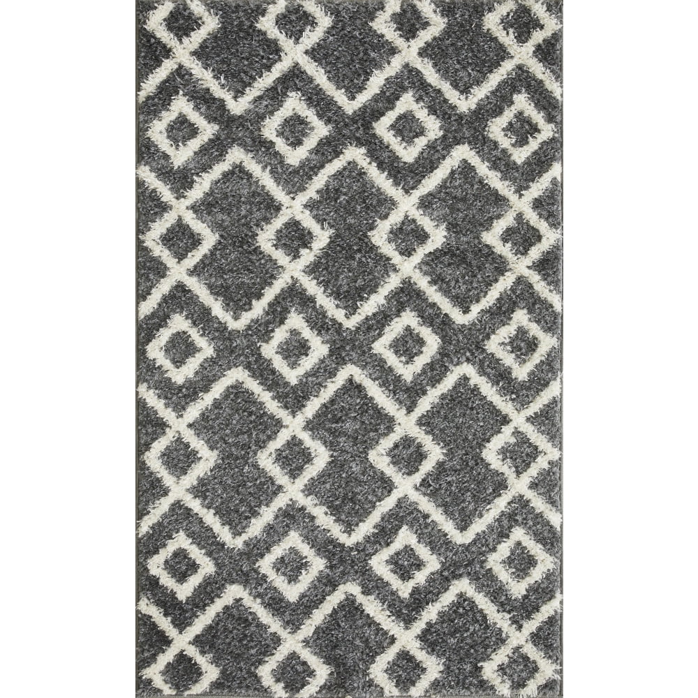 Loomaknoti Vemoa Adeta 3' x 5' Blue Geometric Indoor Accent Rug