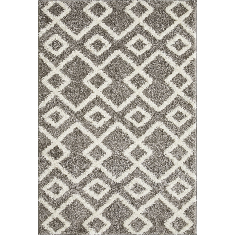 Loomaknoti Vemoa Adeta 4' x 6' Gray Geometric Indoor Area Rug