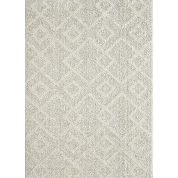 Loomaknoti Vemoa Adeta 6' x 9' Gray Geometric Indoor Area Rug
