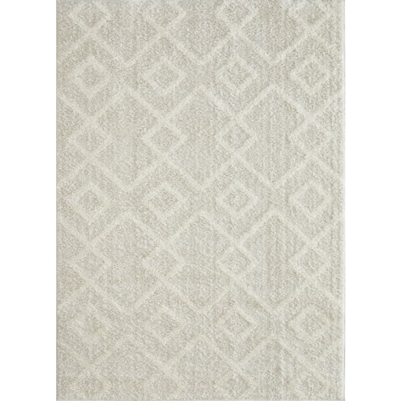 Loomaknoti Vemoa Adeta 8' x 10' Gray Geometric Indoor Area Rug