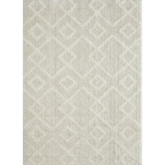 Loomaknoti Vemoa Adeta 9' x 12' Gray Geometric Indoor Area Rug