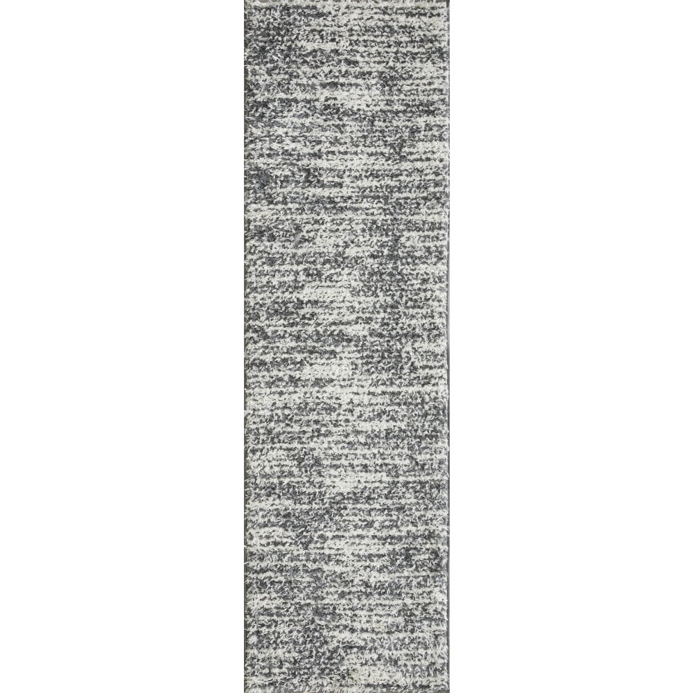 Loomaknoti Vemoa Altomarze 2' x 7' Blue Stripe Indoor Runner Rug