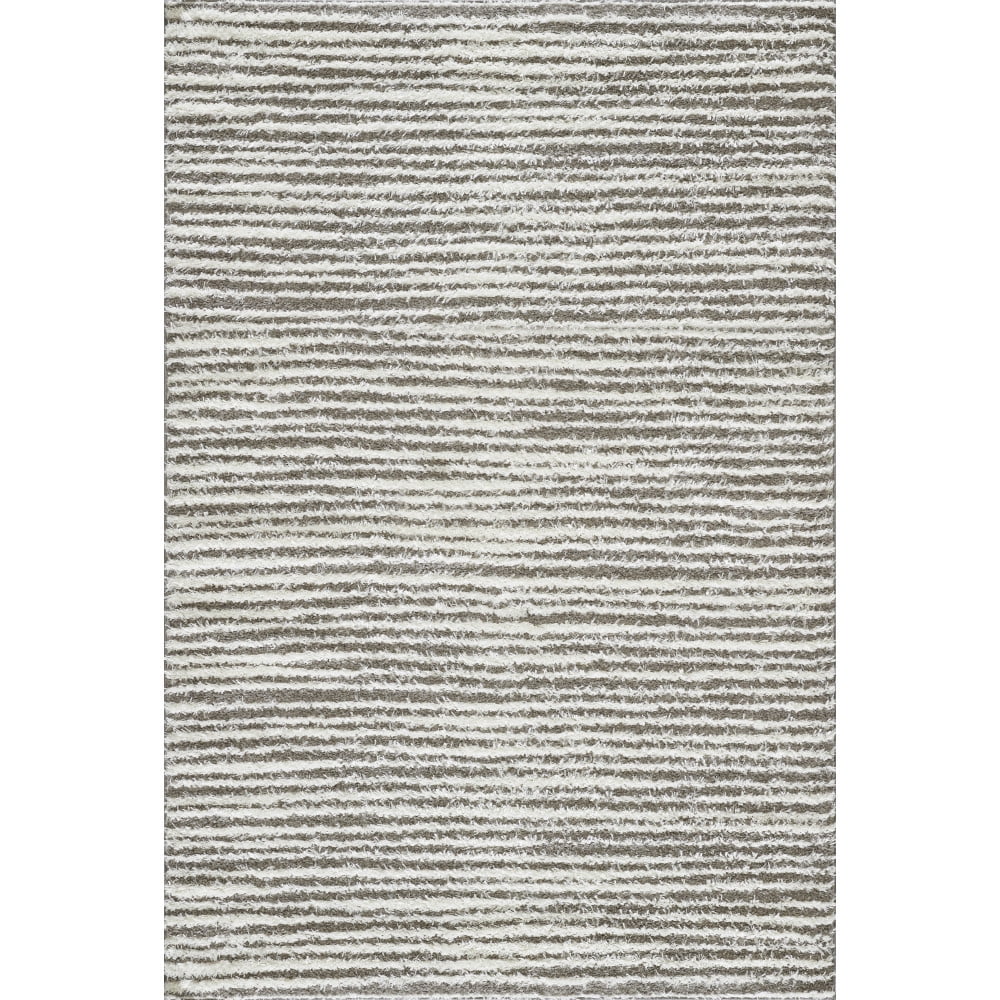 Loomaknoti Vemoa Altomarze 5' x 7' Gray Stripe Indoor Area Rug