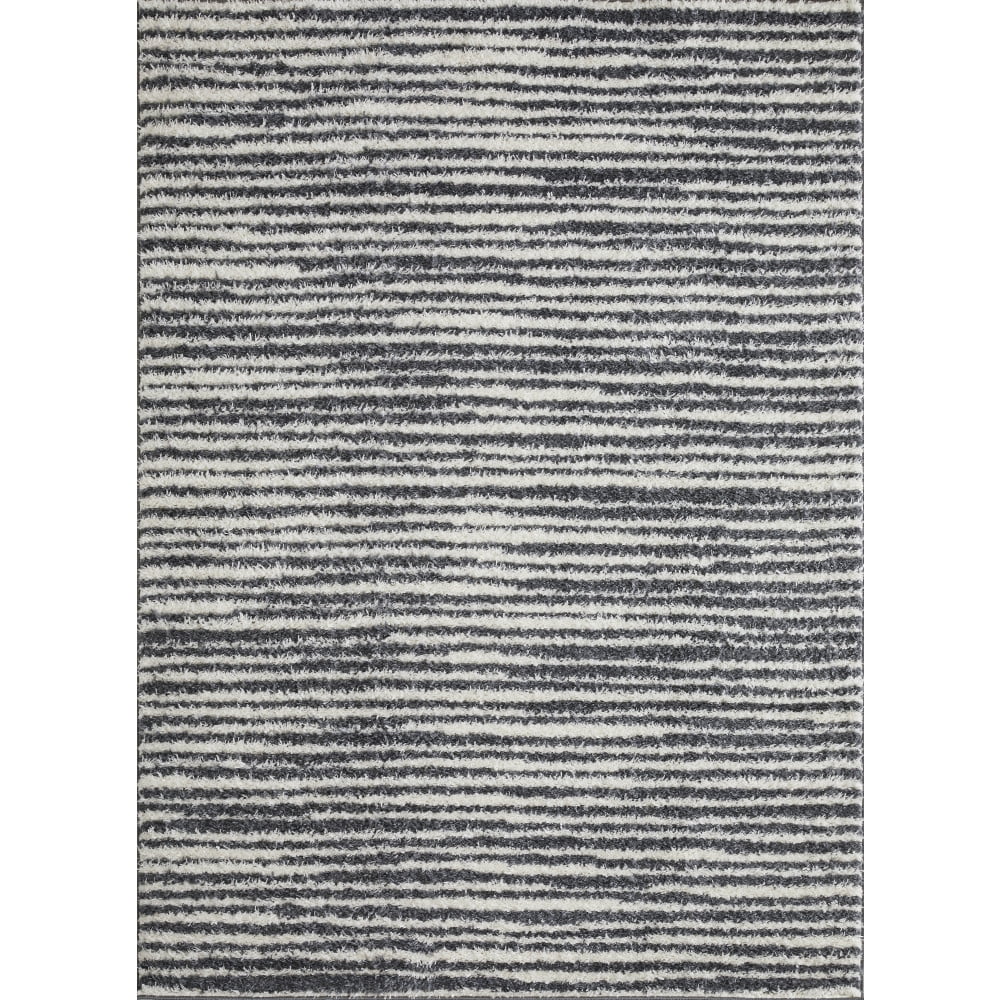 Loomaknoti Vemoa Altomarze 9' x 12' Blue Stripe Indoor Polyester Area Rug