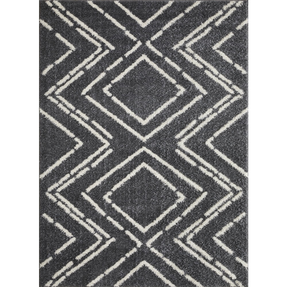 Loomaknoti Vemoa Armeley 9' x 12' Blue Geometric Indoor Area Rug