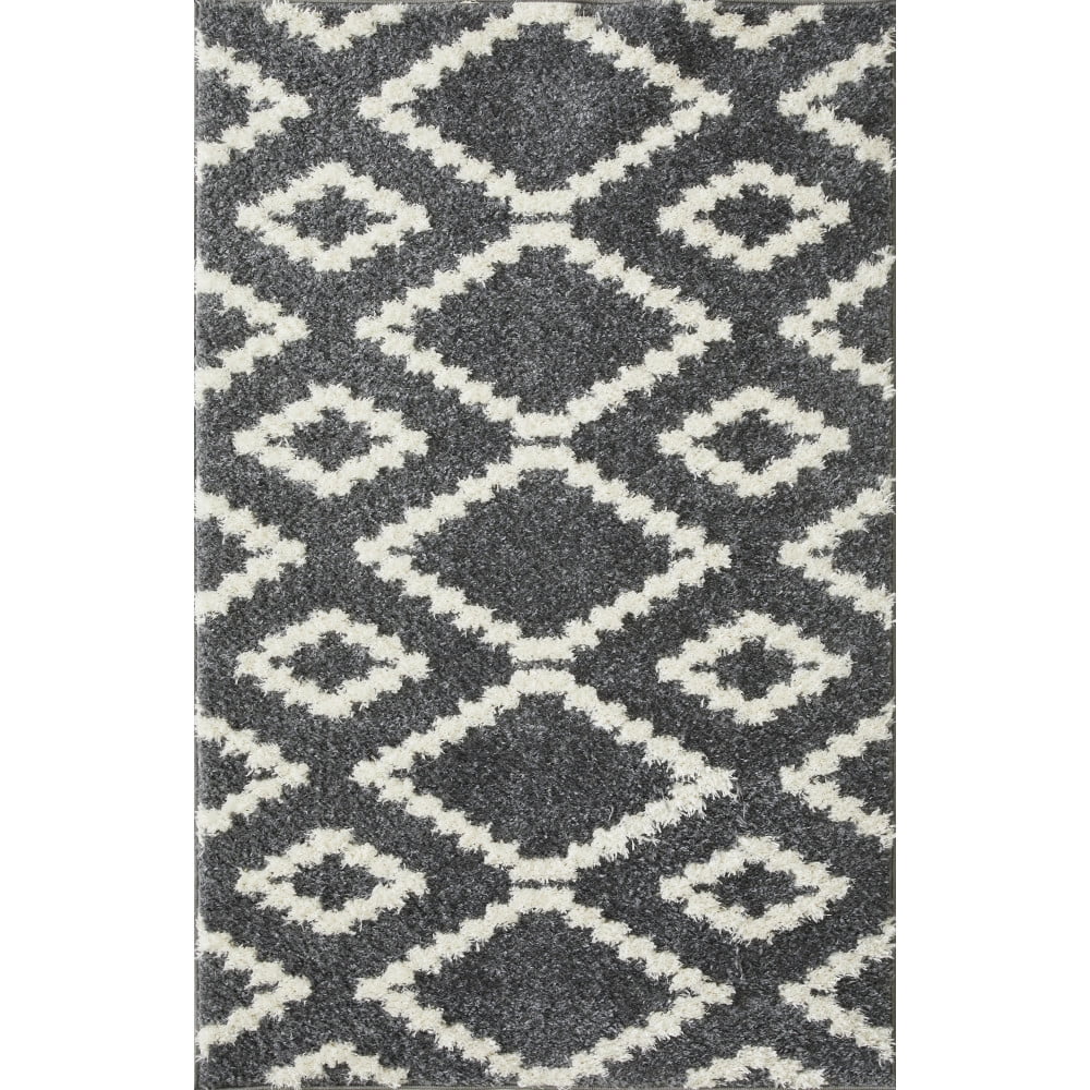Loomaknoti Vemoa Aslayn 4' x 6' Blue Geometric Indoor Area Rug