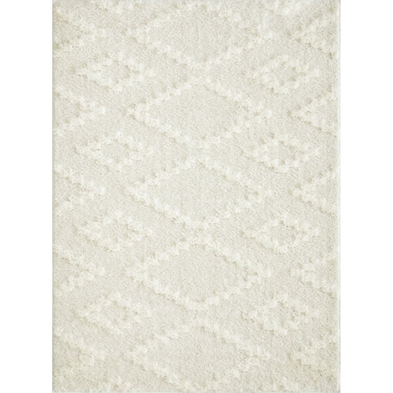 Loomaknoti Vemoa Aslayn 5' x 7' Gray Geometric Indoor Area Rug