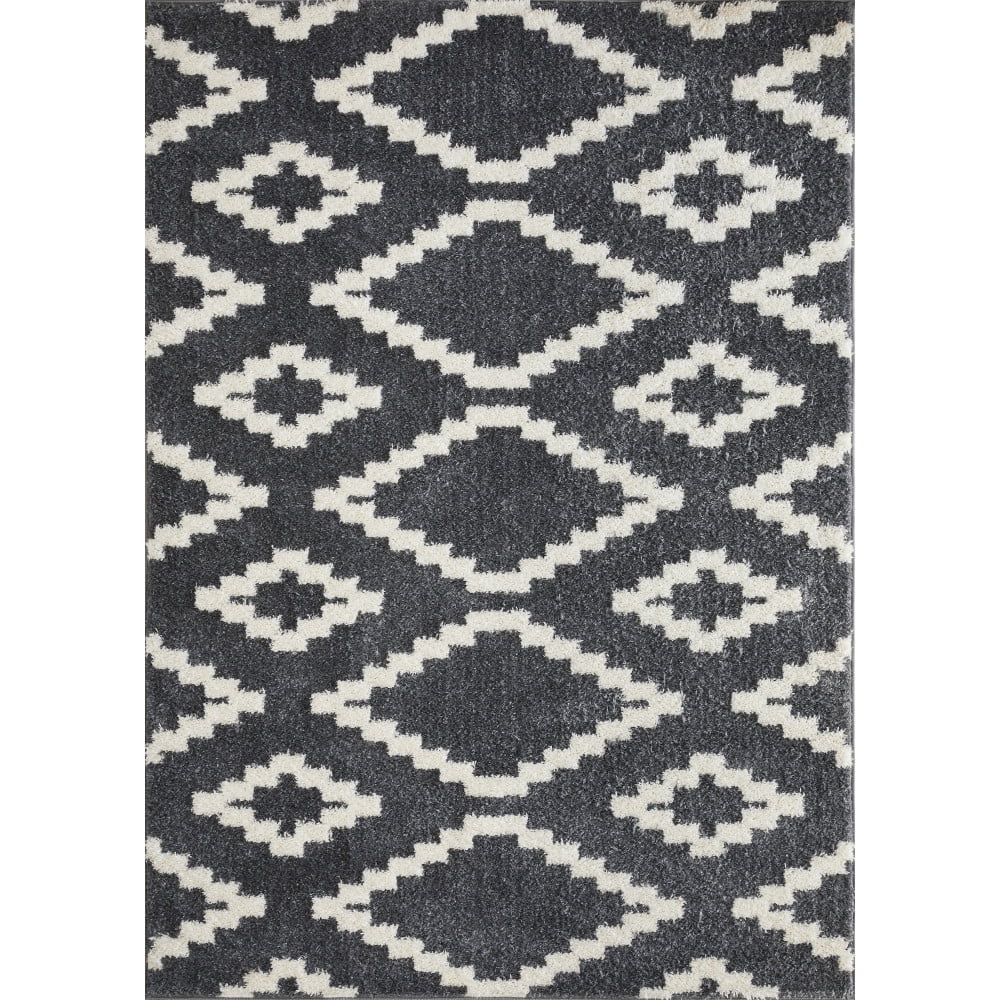 Loomaknoti Vemoa Aslayn 9' x 12' Blue Geometric Indoor Area Rug