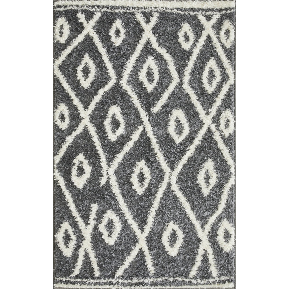 Loomaknoti Vemoa Avonako 3' x 5' Blue Geometric Indoor Polypropylene Accent Rug