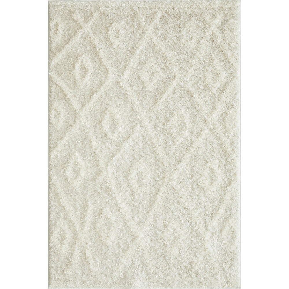 Loomaknoti Vemoa Avonako 4' x 6' Gray Geometric Indoor Area Rug