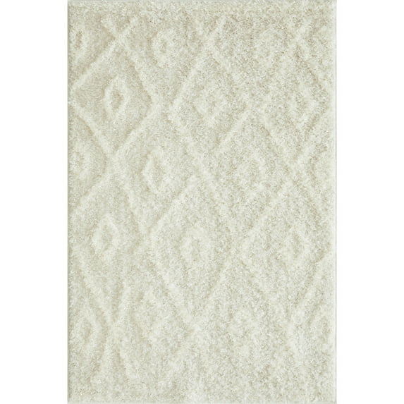 Loomaknoti Vemoa Avonako 4' x 6' Gray Geometric Indoor Area Rug