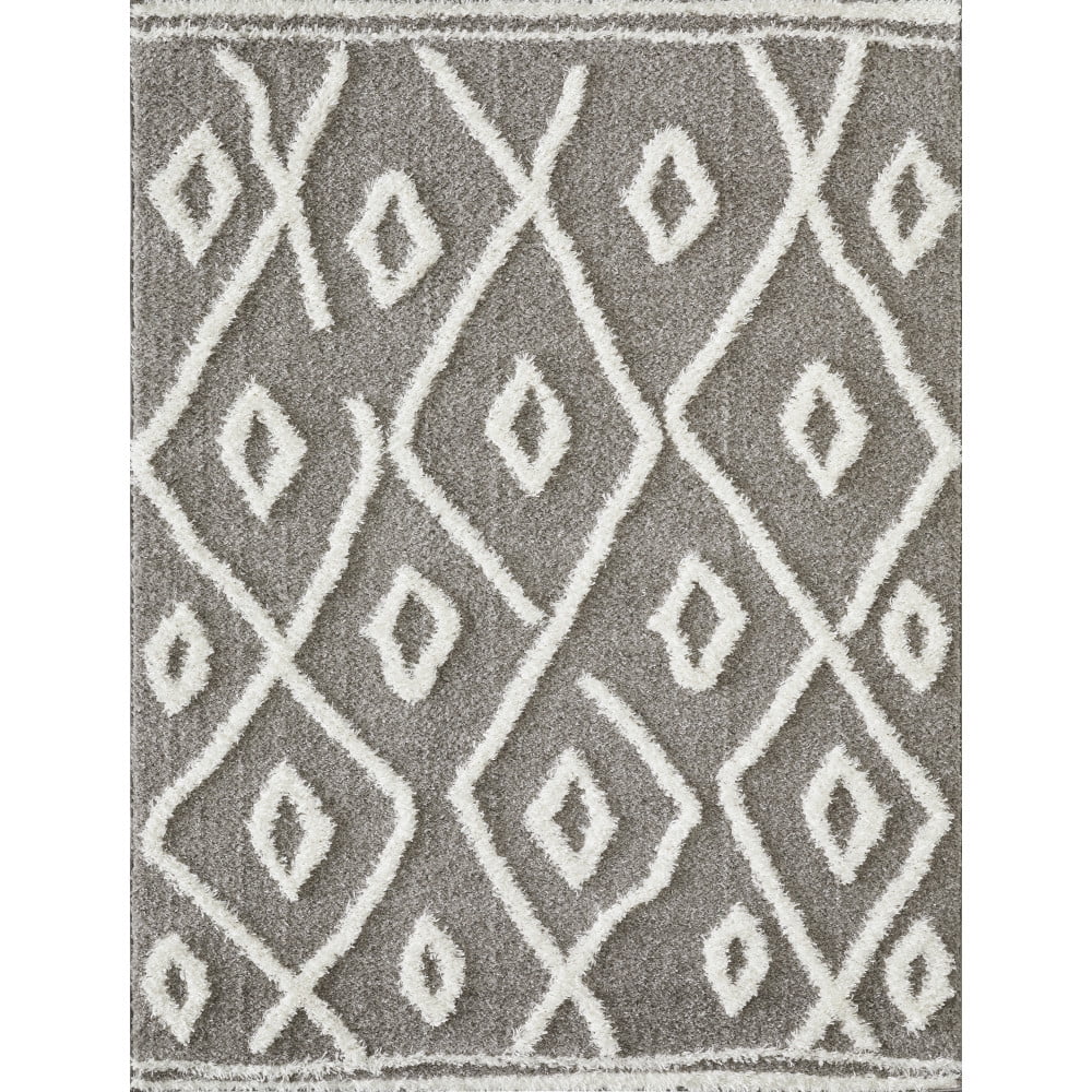 Loomaknoti Vemoa Avonako 5' x 7' Gray Geometric Indoor Area Rug