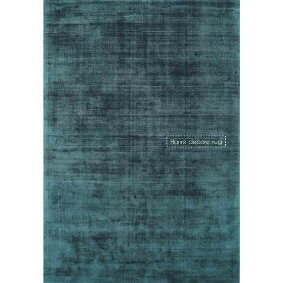 Loomed Viscose Dark Green Rug for Luxury Living Room Prince Carpet Palace Handmade Silk Area rug (6'x9', 8'x10', 8'x11', 9'x12', 9'x13', 10'x14', 11'x15', 12'x15')