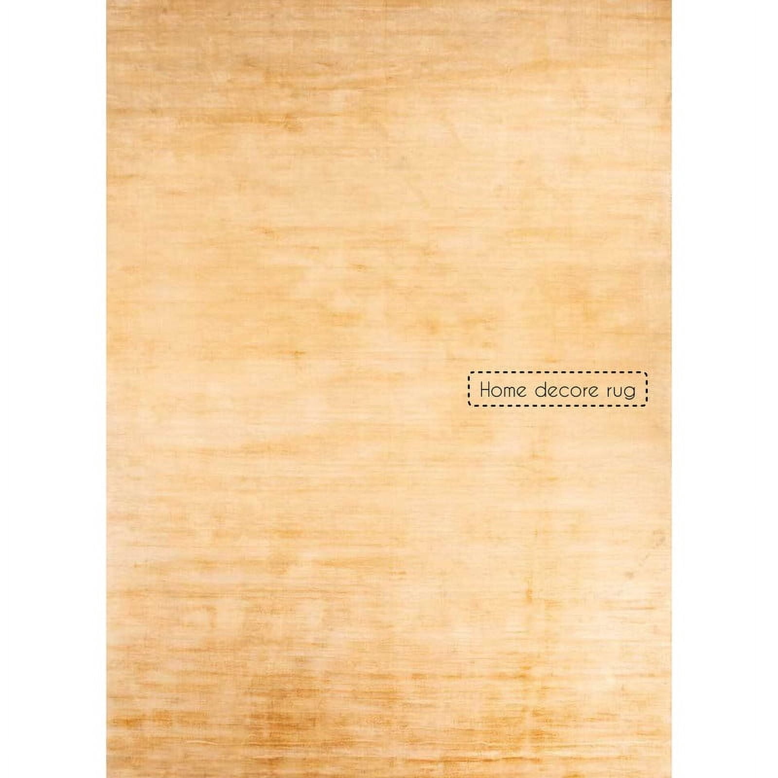 Loomed Viscose Light Gold Rug for Luxury Living Room Prince Carpet ...