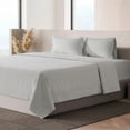 thumbnail image 1 of Loomsnest 4 Piece Full Size Bed Sheets Set, Cool & Crisp Percale, 100% Cotton Sheets, Deep Pockets, Light Gray, 1 of 10