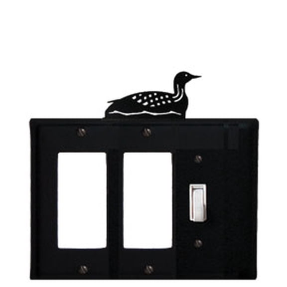 Loon Double GFI CUSTOM Product Single Switch Cover