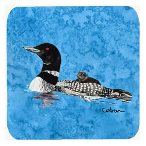 Loon Foam Coasters, Set Of 4