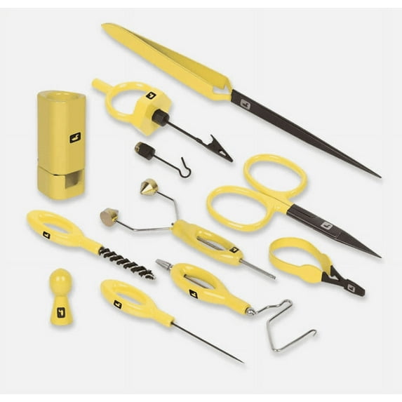 Loon Outdoors Complete Fly Tying Tool Kit - Yellow