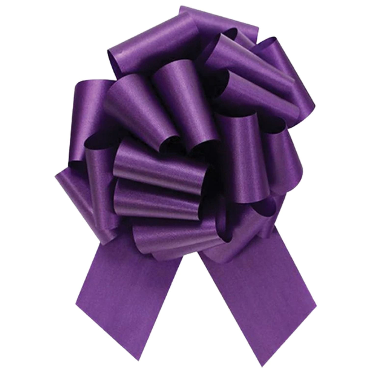 LoonBalloon #40 Perfect Gift Bow 8 inches, Purple (10-Pack)