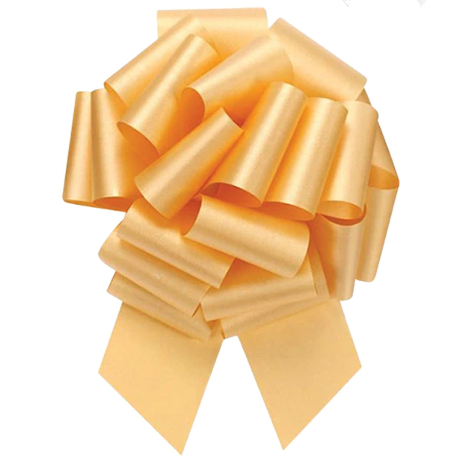 LoonBalloon #5 Perfect Gift Bow 4 inches‚ Gold (10-Pack)
