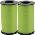 thumbnail image 1 of LoonBalloon 500 Yards Celery Curling Ribbon ‚ 3/16 Inch wide Fresh Green Wrap (2-Pack), 1 of 4