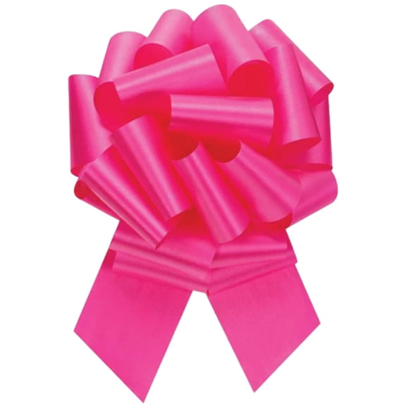 LoonBalloon #9 Perfect Gift Bow 5.5 inches‚ Beauty Pink (10-Pack)