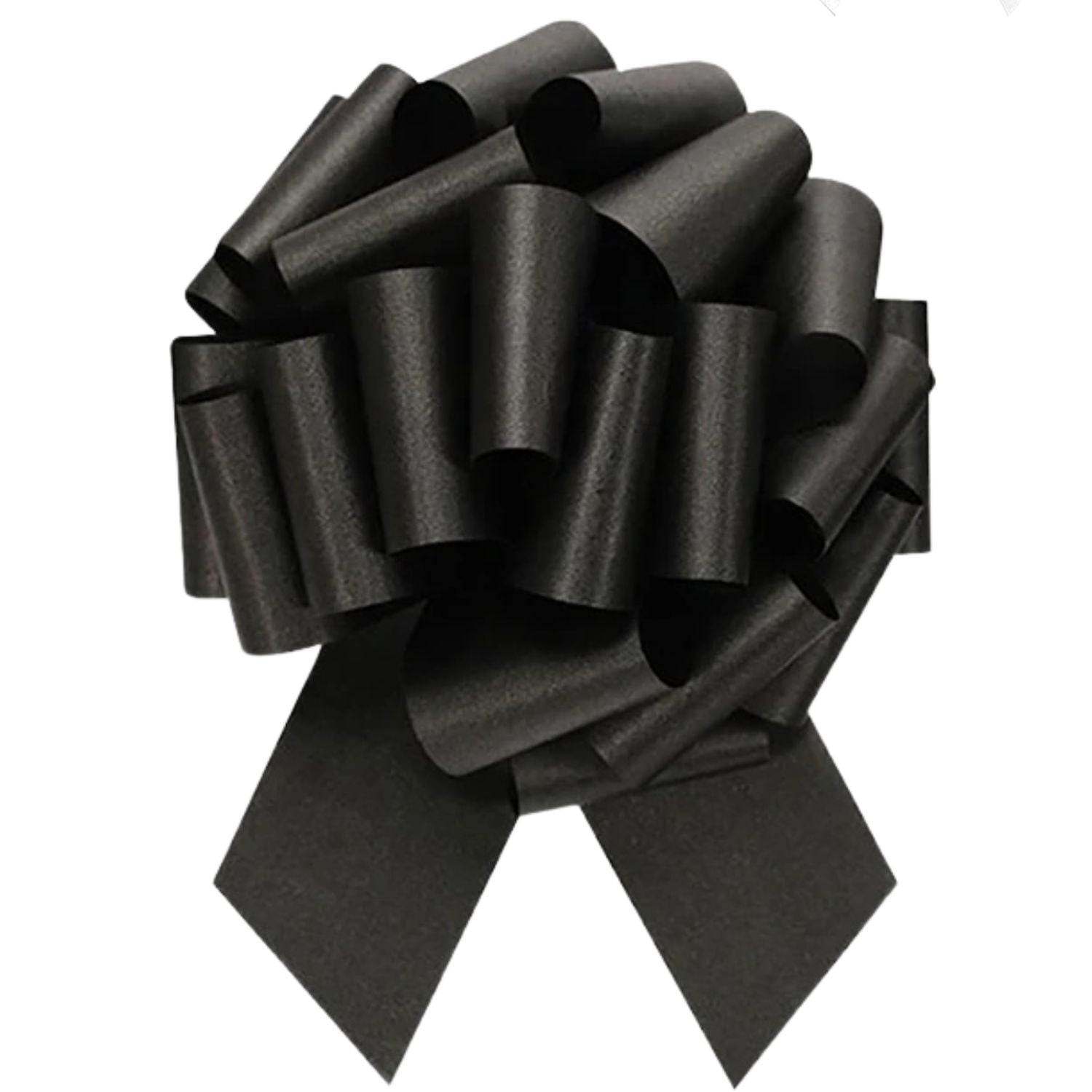 LoonBalloon #9 Perfect Gift Bow 5.5 inches Black (10-Pack)