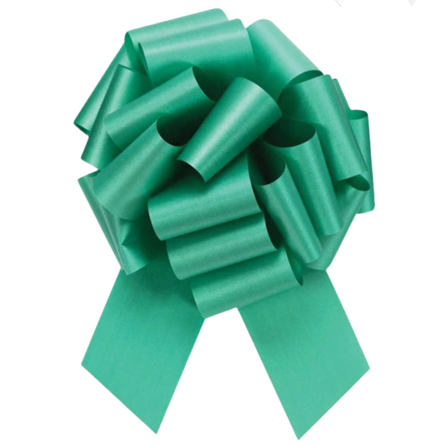 LoonBalloon #9 Perfect Gift Bow 5.5 inches Emerald Green (10-Pack)
