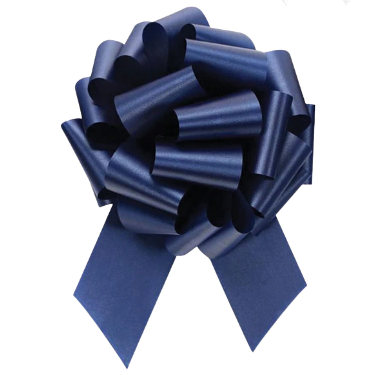 LoonBalloon #9 Perfect Gift Bow 5.5 inches Navy (10-Pack)