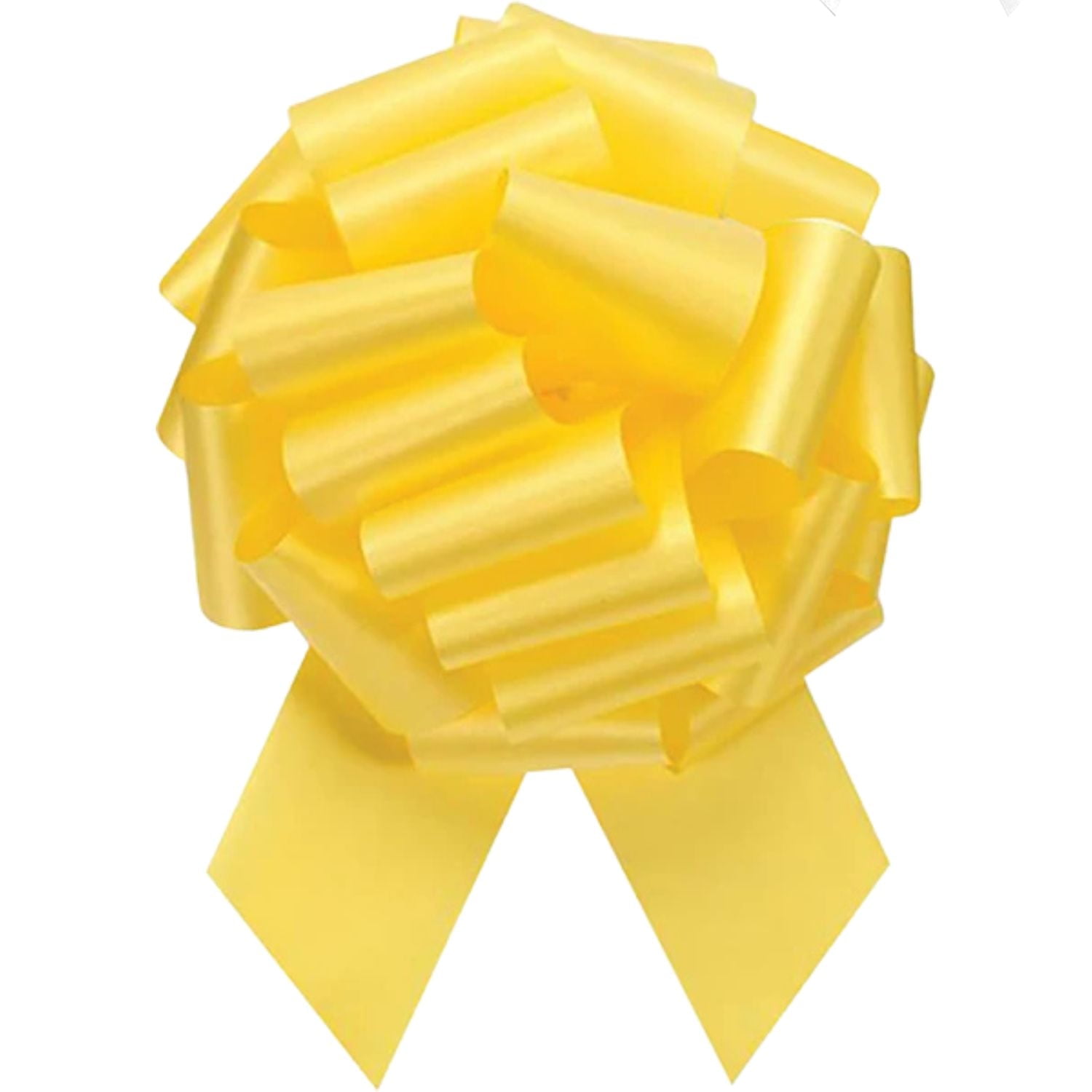 LoonBalloon #9 Perfect Gift Bow 5.5 inches Yellow (10-Pack)