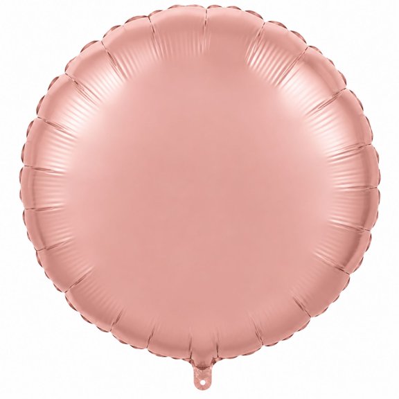 LoonBalloon Standard Rose Gold Circle Balloon with 8 latex