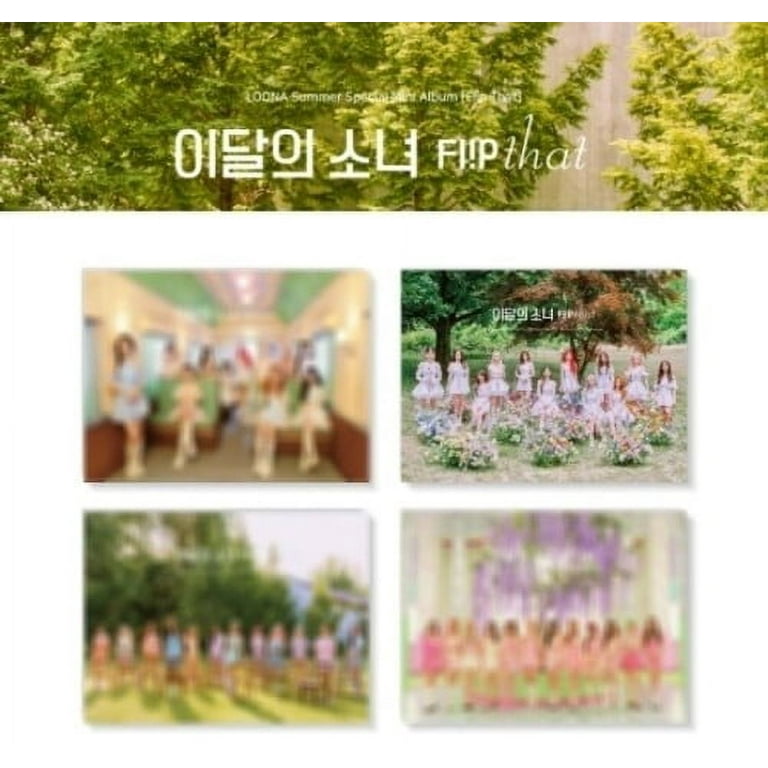 Loona Flip That CD: Random Cover, 100pg Photo Book, AR Photo Card
