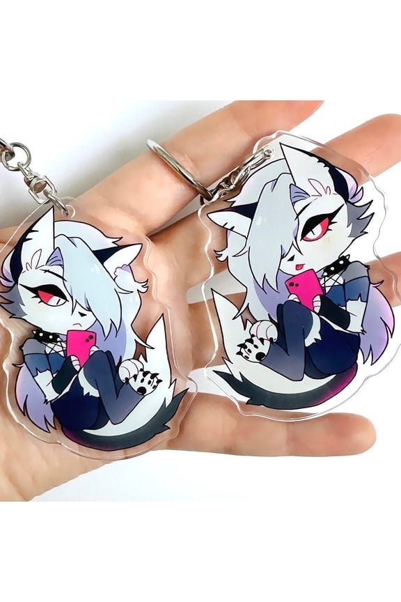 Loona Helluva Boss Keychain - cute chibi Looney charm (1 keychain)