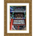 thumbnail image 1 of Looney, Hollice 11x14 Gold Ornate Wood Framed with Double Matting Museum Art Print Titled - Asia-China-Beijing-Ceiling Detail at the Summer Palace of Empress Cixi, 1 of 4