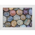 thumbnail image 1 of Looney, Hollice 18x13 White Modern Wood Framed Museum Art Print Titled - Usa-Oregon-Bandon Bandon Beach-Closeup of Rocks Gathered on the Beach, 1 of 4