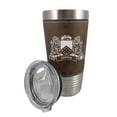 thumbnail image 1 of Looney Irish Coat of Arms Leather Travel Mug, 1 of 1