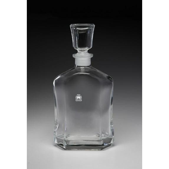 Looney Irish Coat of Arms Whiskey Decanter (Sand Etched)