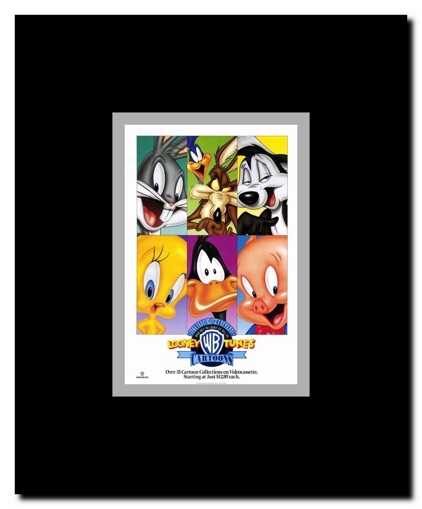 Looney Toons Collection Framed Movie Poster