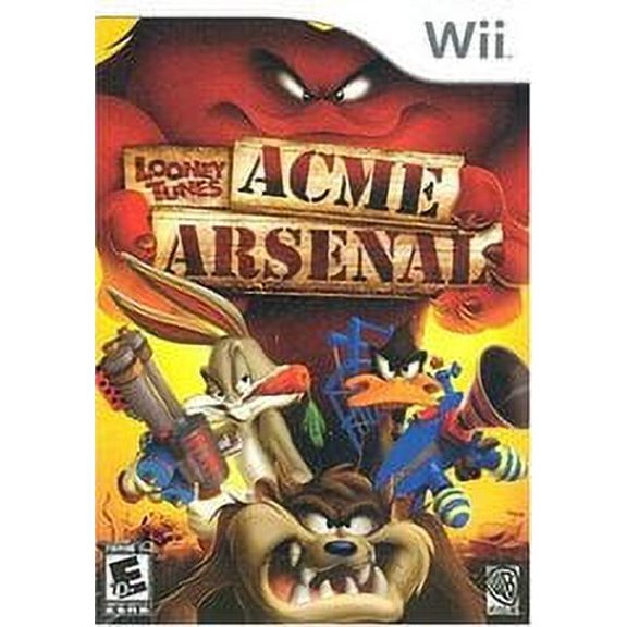 Restored Looney Tunes ACME Arsenal, Physical Format/Nintendo Wii, Action & Adventure, Parental Controls, Video Game for 4 Offline Players