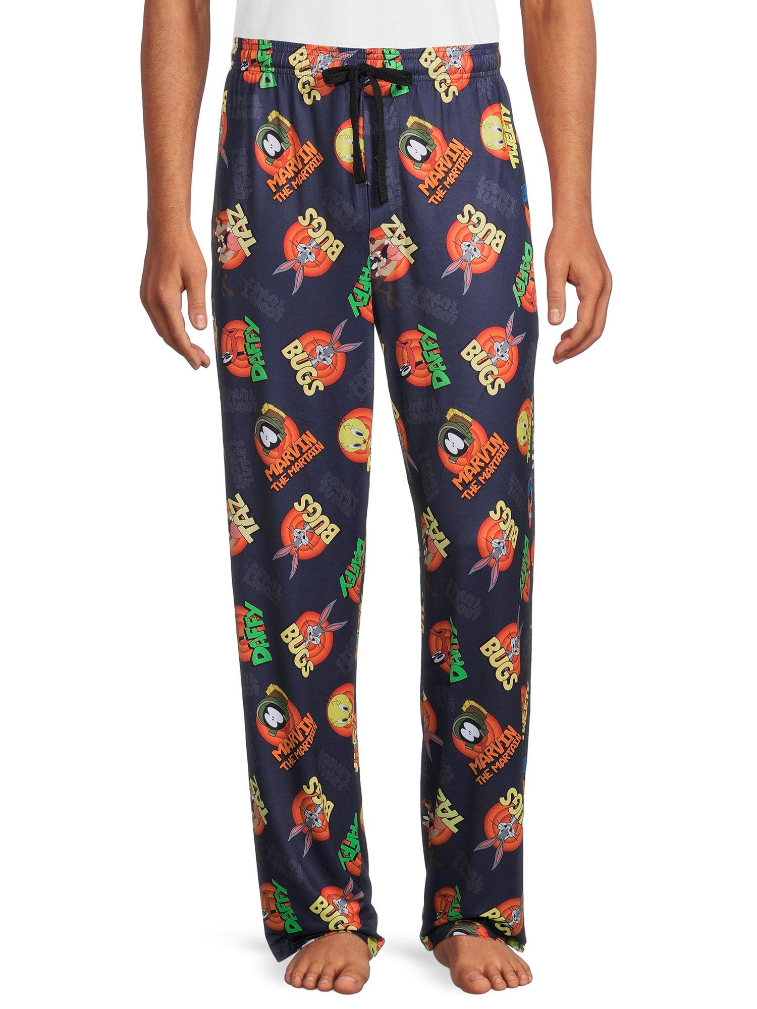 Looney Tunes Have You Been Naughty Men's Athletic Heather Sleep Pajama Pants-3XL, Gray