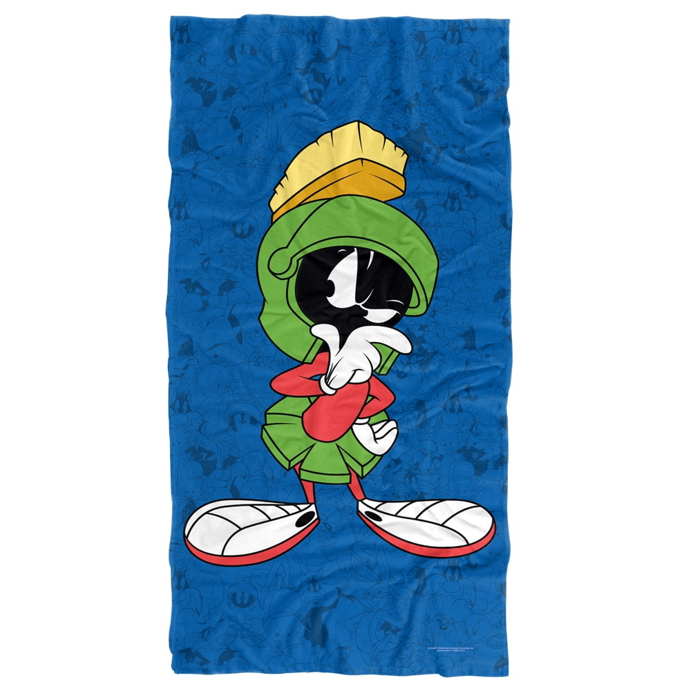 Looney Tunes Beach Towel, 30"x60" Marvin Character Beach Towel