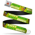 thumbnail image 1 of Looney Tunes Belt, Seatbelt Buckle Belt, Daffy Duck Face Close Up Greens, 30 to 44 Inches, 1 of 9